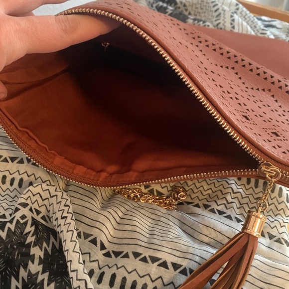 Torrid Boho Convertible Purse Cognac - Picture 4 of 5